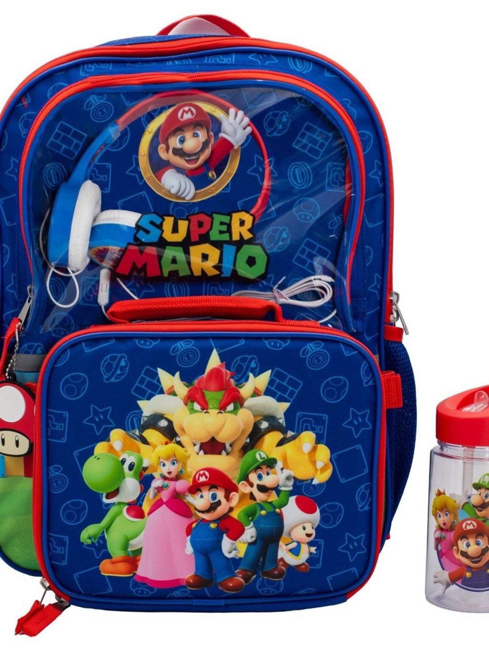 Nintendo Mario Kids' HP Set 16" Backpack - Blue